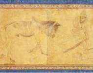 Muin Musawvir Warrior and an Emaciated Horse - Hermitage